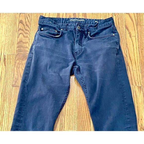 Rodd & Gunn Charcoal Straight Leg Jeans. - Picture 3 of 9